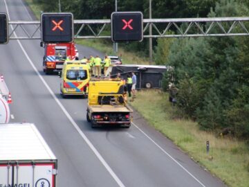 a50 ongeluk caravan 1