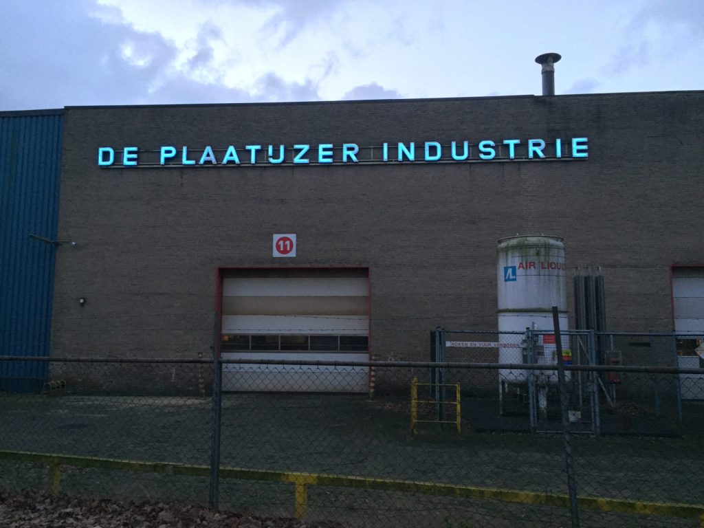 plaatijzer industrie toen